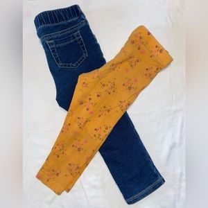 (2) pants for girls, size 24m